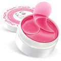 Under Eye Patches - 60 Count for Puffiness, Dark Circles, Bags, and Wrinkles with Hydrolyzed Collagen and Hyaluronic Acid - Daily Eye Care Pads (Pink)